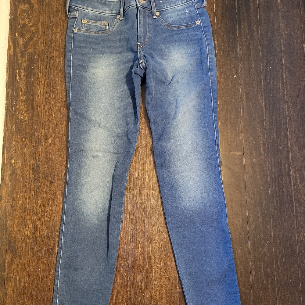 Express Jean's 0S, Legging low rise, light wash